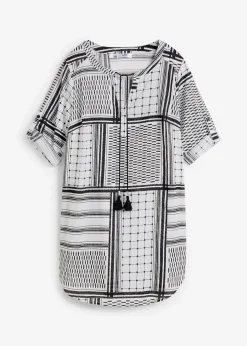 Femme bonprix Chemisiers|Tunique longue 100% coton