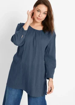 Femme bonprix Chemisiers|Tunique longue en coton