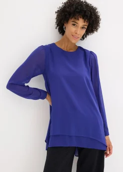 bonprix Tunique plus longue derrière|Femme Chemisiers