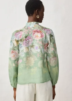 Femme bonprix Premium|Chemisiers|Tunique-blouse en ramie rafraîchissante