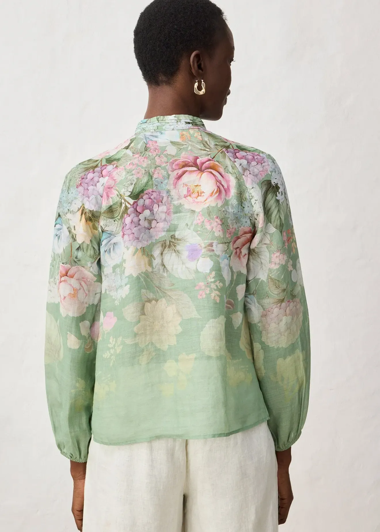 Femme bonprix Premium|Chemisiers|Tunique-blouse en ramie rafraîchissante