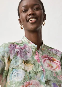 Femme bonprix Premium|Chemisiers|Tunique-blouse en ramie rafraîchissante