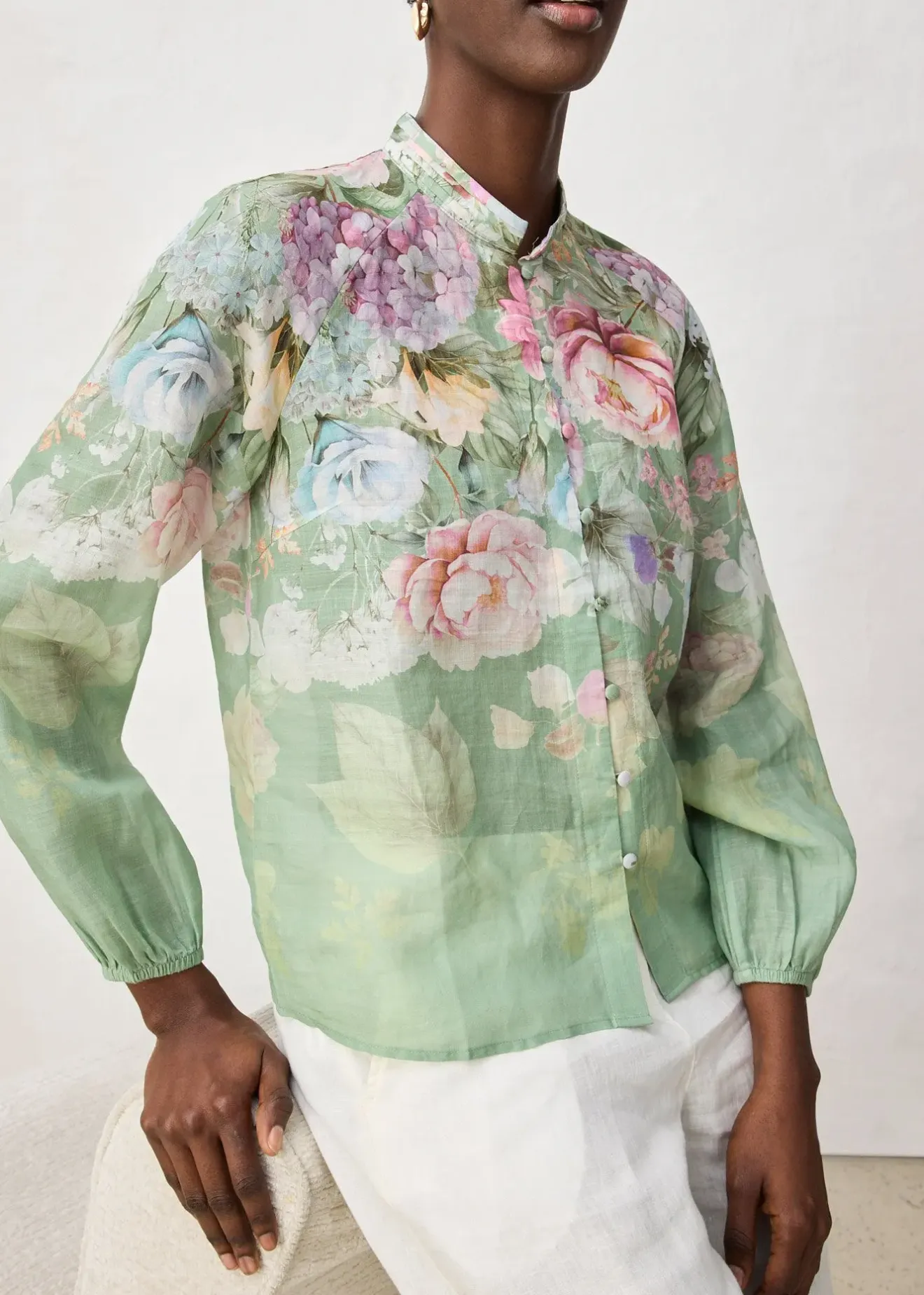 Femme bonprix Premium|Chemisiers|Tunique-blouse en ramie rafraîchissante