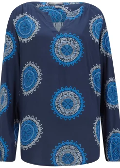 bonprix Tunique-blouse en viscose douce|Femme Chemisiers