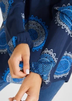 bonprix Tunique-blouse en viscose douce|Femme Chemisiers