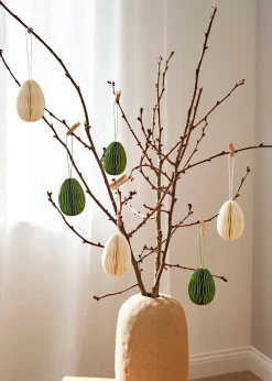 bonprix Décoration Murale|Accessoires Déco|Œufs en papier à suspendre (6 pces)