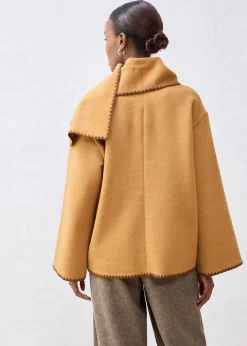 bonprix Veste à broderie décorative (ens. 2 pces avec écharpe)|Femme Premium|Vestes & Manteaux