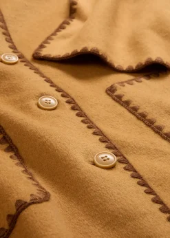 bonprix Veste à broderie décorative (ens. 2 pces avec écharpe)|Femme Premium|Vestes & Manteaux