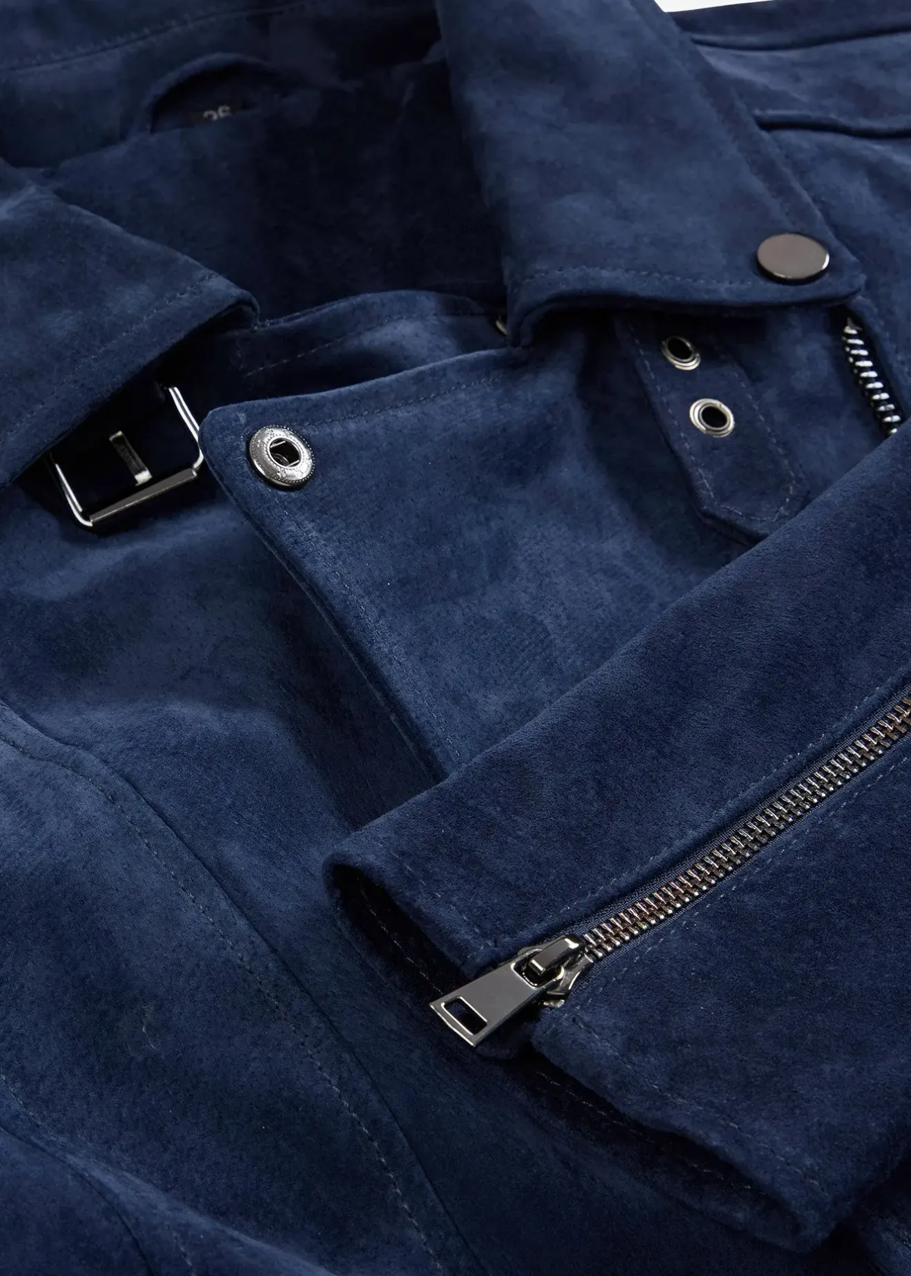 bonprix Veste biker en cuir velours|Femme Premium|Vestes & Manteaux