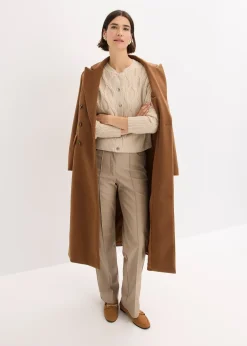 bonprix Veste bomber en maille torsadée avec laine|Femme Maille|Pulls & Gilets