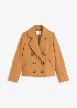 Femme bonprix Vestes & Manteaux|Veste courte aspect laine