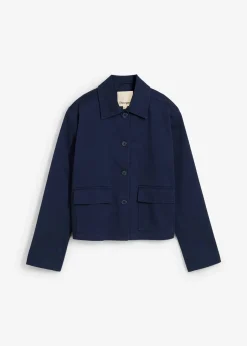 bonprix Veste courte de mi-saison en coton extensible|Femme Vestes & Manteaux