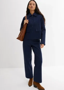 bonprix Veste courte de mi-saison en coton extensible|Femme Vestes & Manteaux