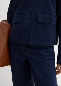 bonprix Veste courte de mi-saison en coton extensible|Femme Vestes & Manteaux