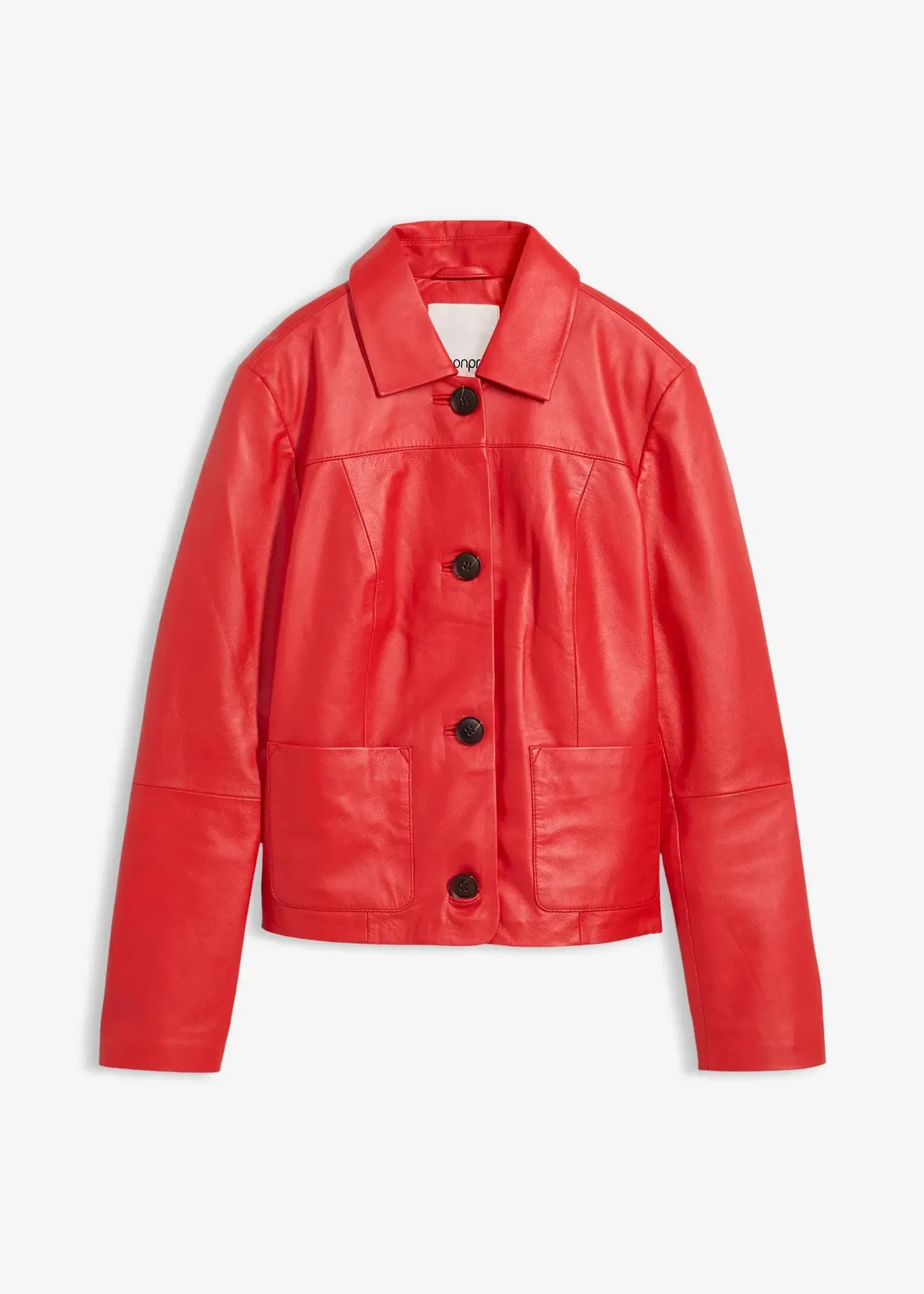 bonprix Veste courte en cuir nappa d’agneau|Femme Premium|Vestes & Manteaux