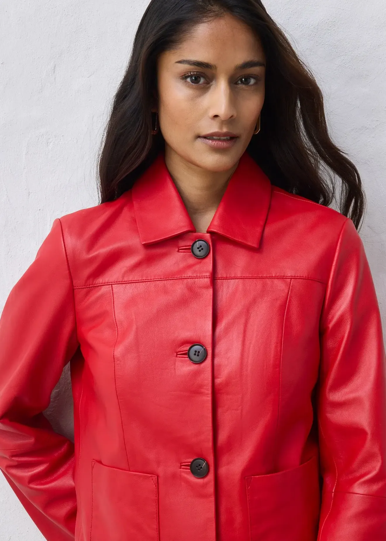 bonprix Veste courte en cuir nappa d’agneau|Femme Premium|Vestes & Manteaux