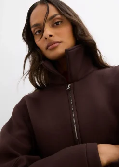 Femme bonprix Vestes & Manteaux|Veste courte en matière néoprène