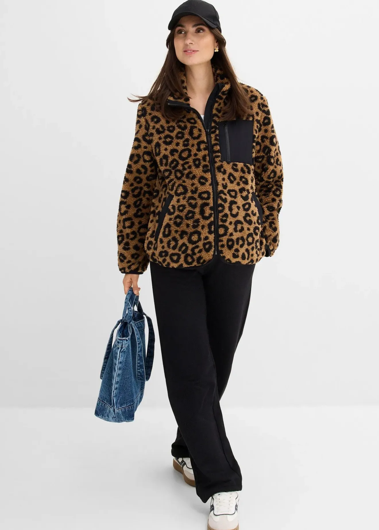 Femme bonprix Femme Enceinte|Veste de grossesse et de portage en sherpa