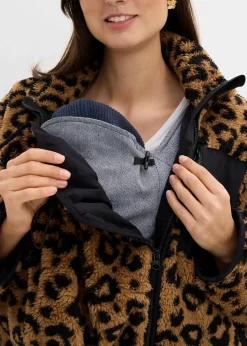 Femme bonprix Femme Enceinte|Veste de grossesse et de portage en sherpa