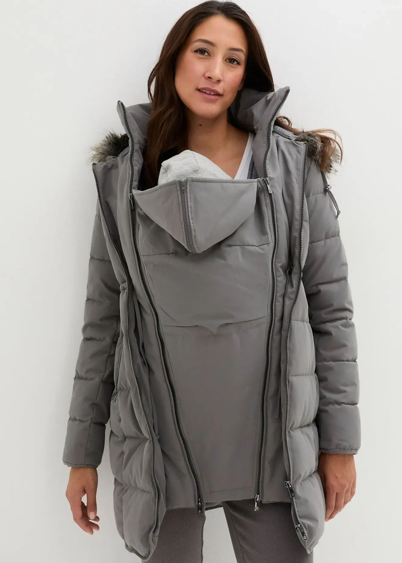 Femme bonprix Femme Enceinte|Veste de grossesse/de portage, matelassée