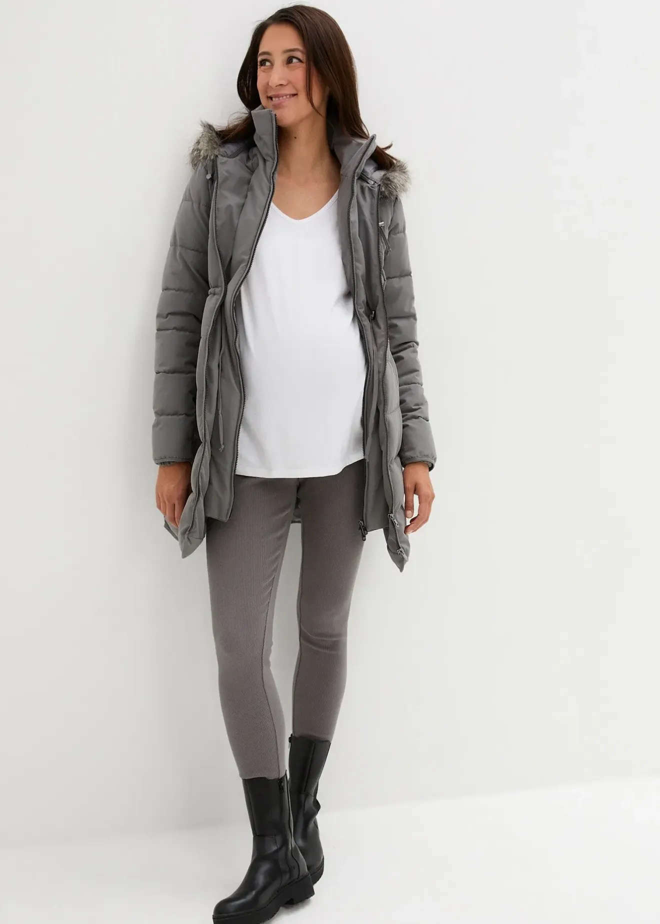 Femme bonprix Femme Enceinte|Veste de grossesse/de portage, matelassée