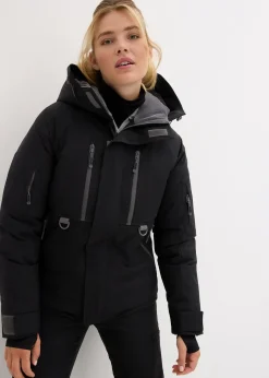 Femme bonprix Vêtements De Plein Air|Vêtements De Sport|Veste de ski imperméable avec pare-neige