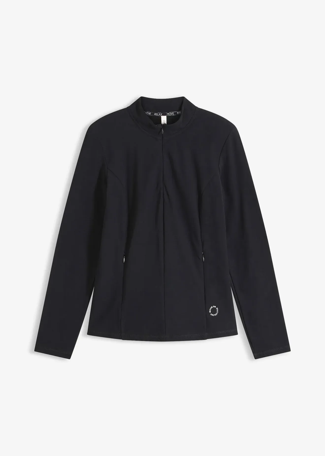 bonprix Veste de sport chaude à séchage rapide, demi-zip|Femme Vêtements Thermiques|Vêtements De Sport