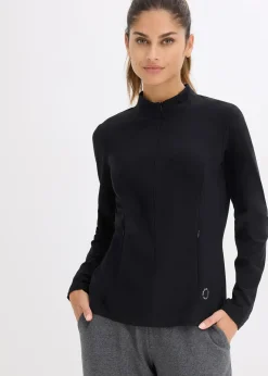 bonprix Veste de sport chaude à séchage rapide, demi-zip|Femme Vêtements Thermiques|Vêtements De Sport