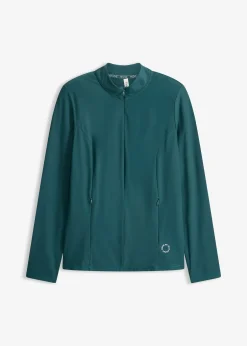 Femme bonprix Vêtements Thermiques|Vêtements De Sport|Veste de sport chaude à séchage rapide, demi-zip