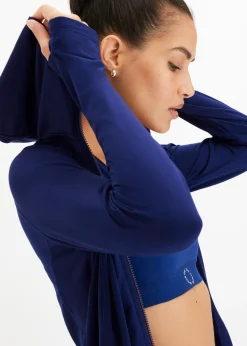 Femme bonprix Vêtements De Sport|Vestes & Manteaux|Veste de sport chaude avec mitaine, séchage rapide