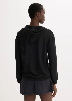 Femme bonprix Vêtements De Sport|Vestes & Manteaux|Veste de sport transparente en mesh, oversize