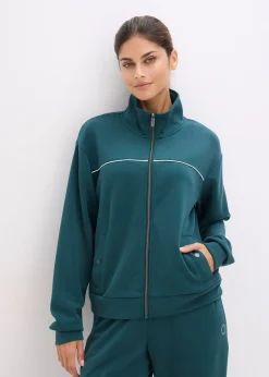 bonprix Veste de sport ultra-douce avec modal|Femme Vêtements De Sport|Vestes & Manteaux
