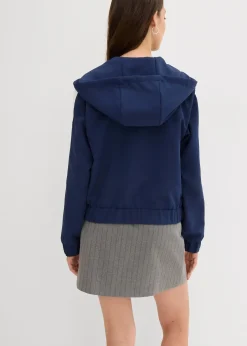 bonprix Veste de survêtement à rayures sportives|Femme Vestes & Manteaux