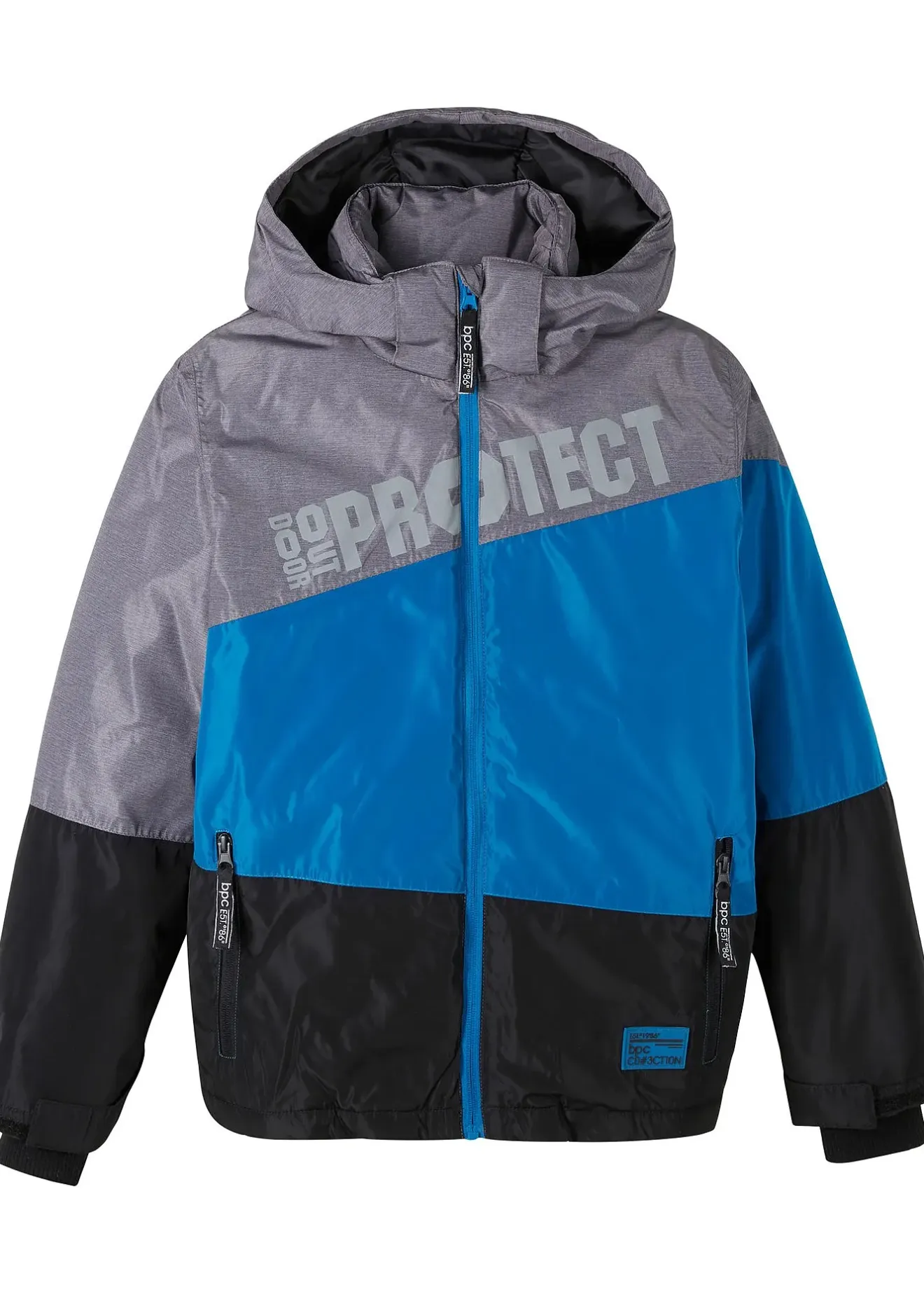 bonprix Veste d’hiver imperméable à capuche, style color block|Enfant Vêtements Enfant|Garçons 9-16 Ans·Vestes Outdoor