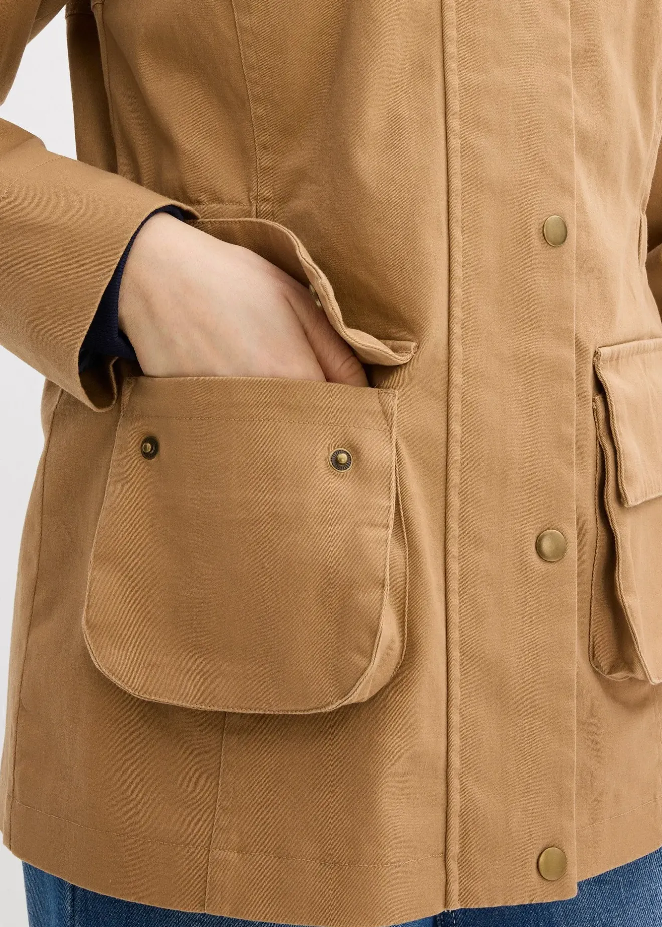 Femme bonprix Vestes & Manteaux|Veste déperlante avec doublure à carreaux