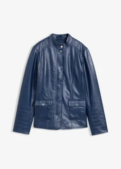 Femme bonprix Premium|Vestes & Manteaux|Veste en cuir nappa d’agneau