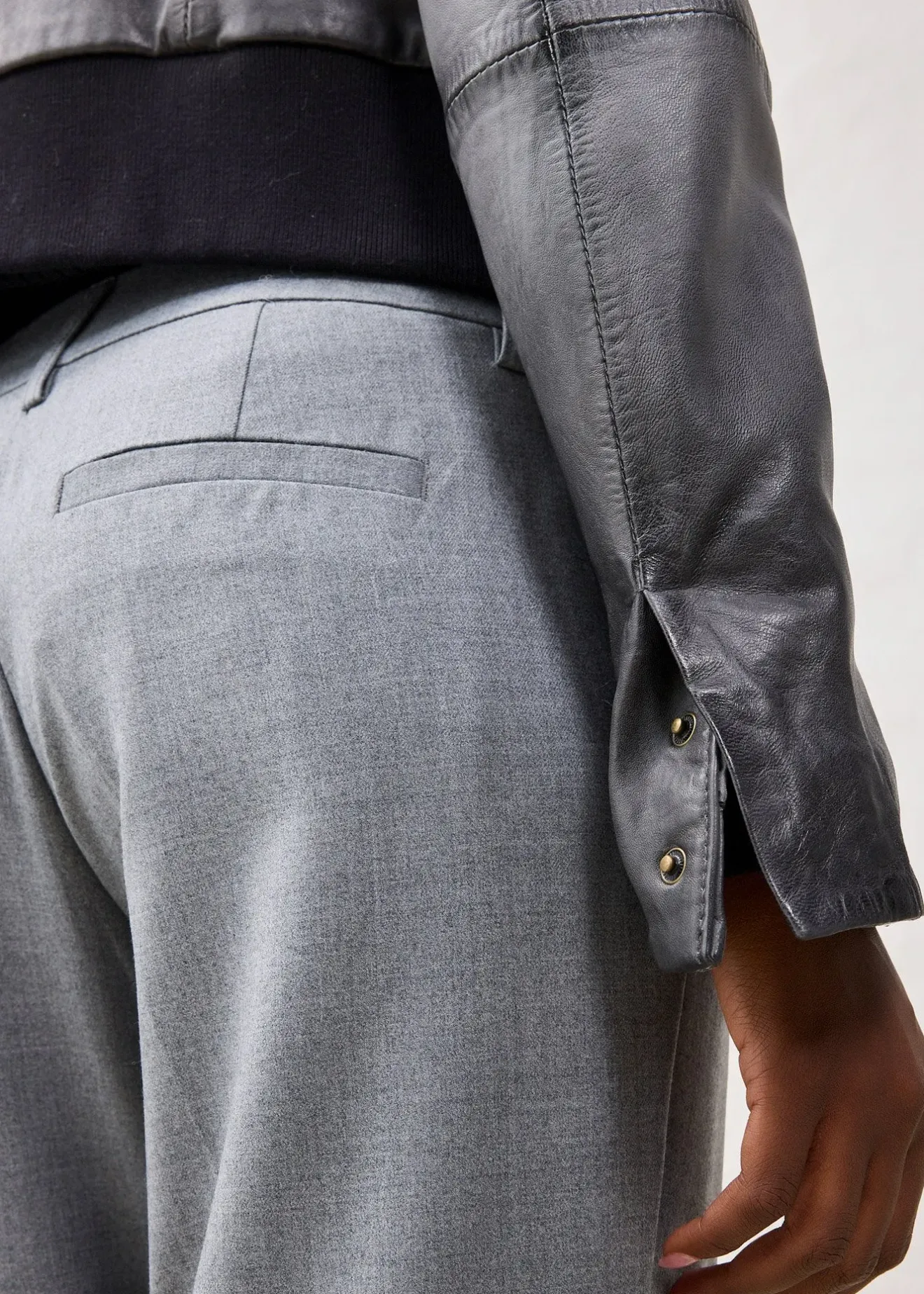 bonprix Veste en cuir nappa d’agneau|Femme Premium|Vestes & Manteaux