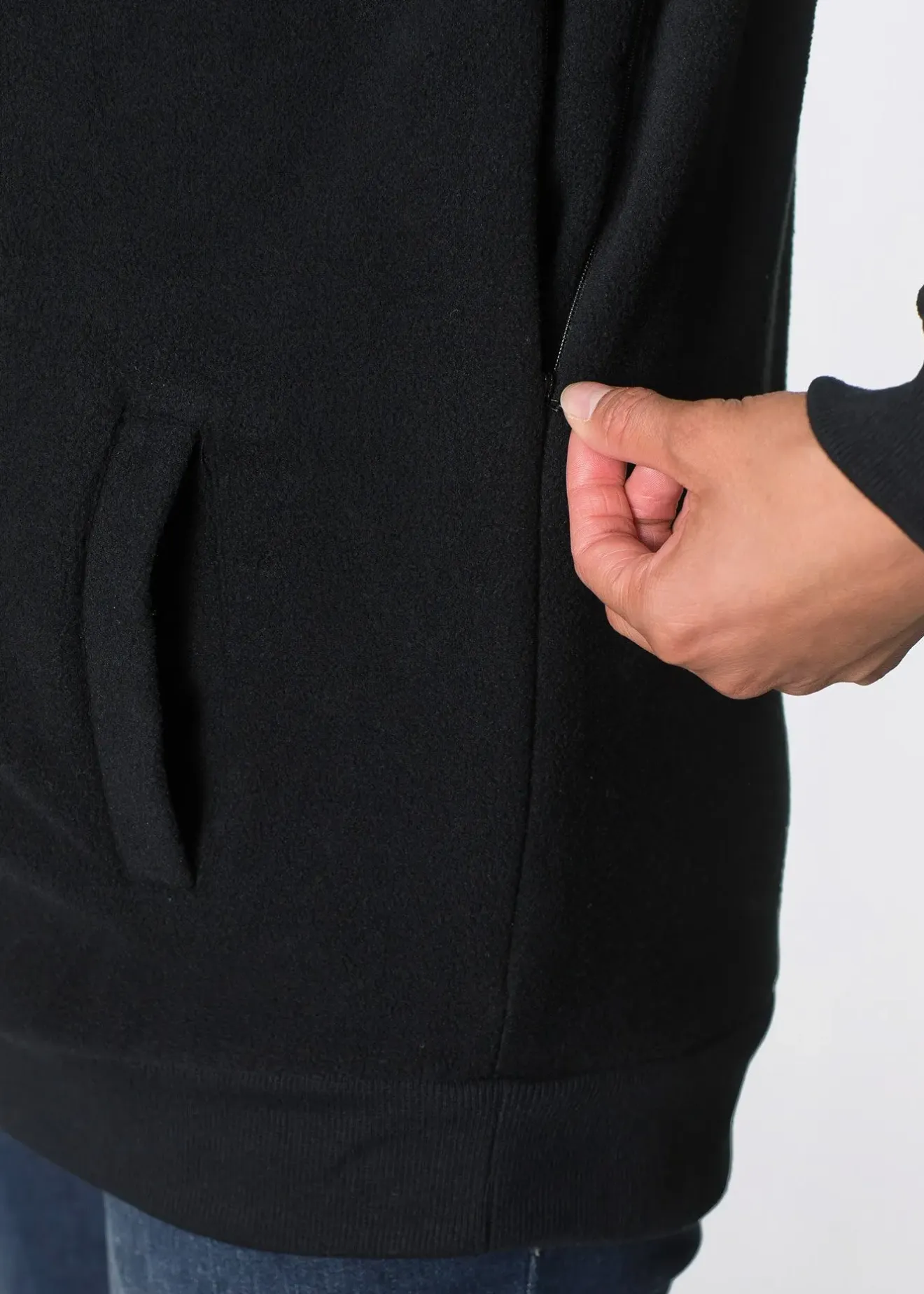 Femme bonprix Femme Enceinte|Veste 2en1 en polaire pour la grossesse avec fonction portage