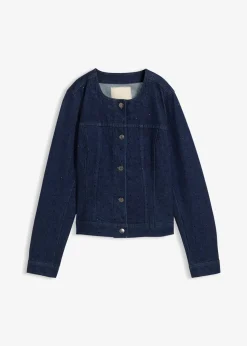 bonprix Veste en jean à strass|Femme Vestes & Manteaux