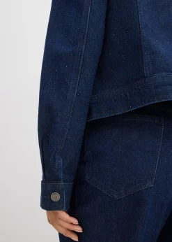 bonprix Veste en jean à strass|Femme Vestes & Manteaux