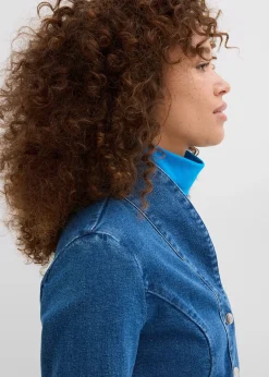 bonprix Veste en jean avec ceinture|Femme Vestes & Manteaux