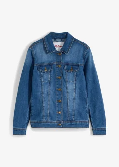 Femme bonprix Vestes & Manteaux|Veste en jean extensible, basique