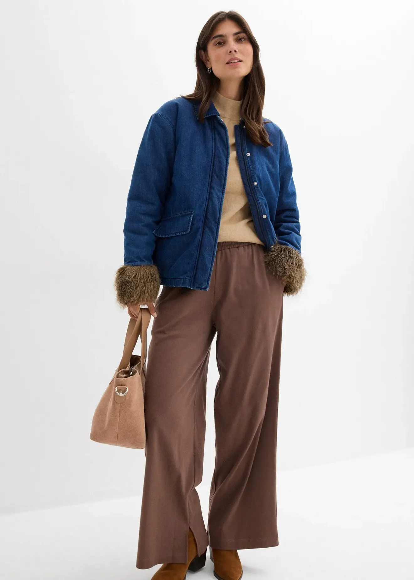 bonprix Veste en jean légèrement rembourrée|Femme Vestes & Manteaux