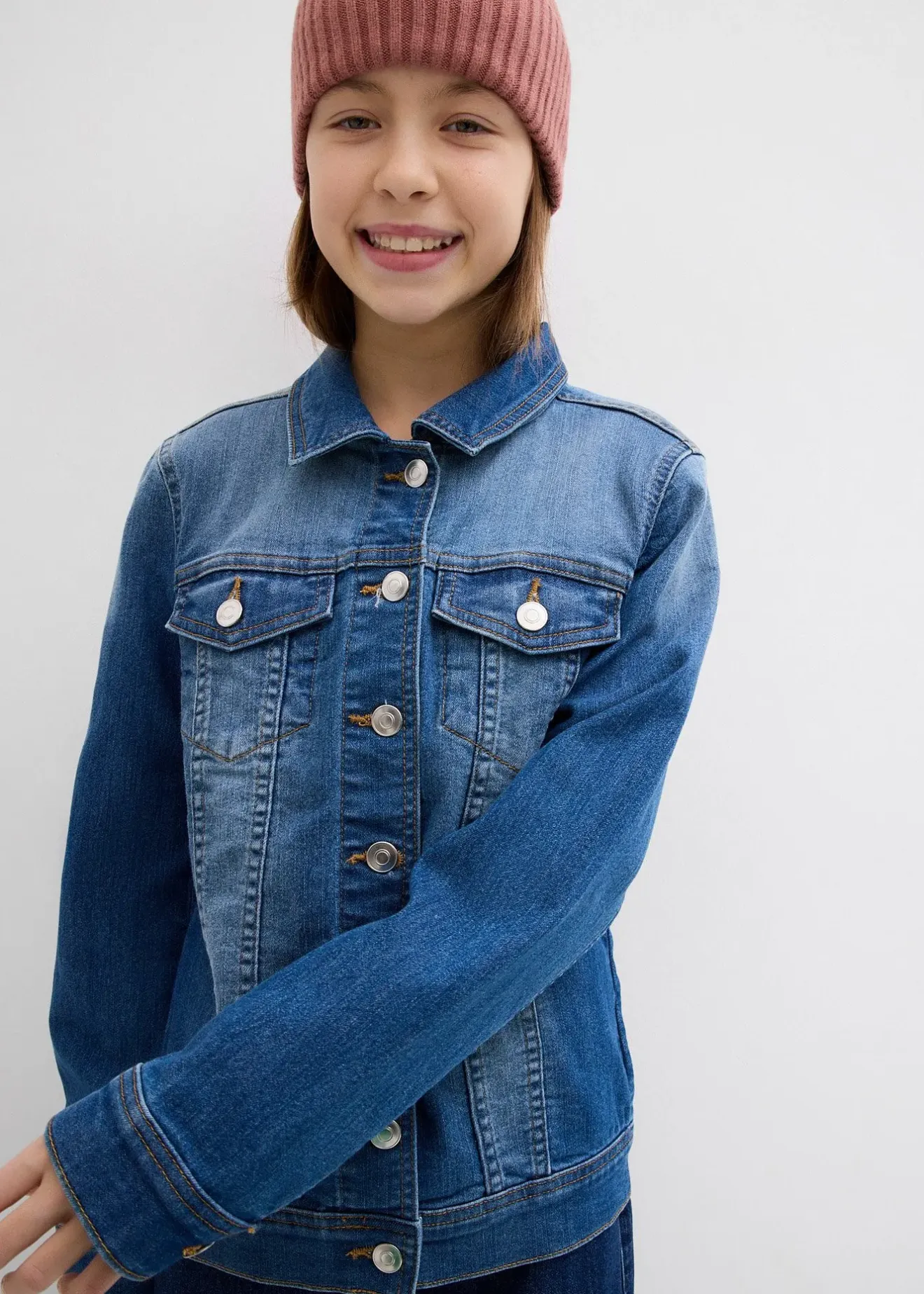 Enfant bonprix Vêtements Enfant|Filles 9-16 Ans·Vestes Outdoor|Veste en jean oversize