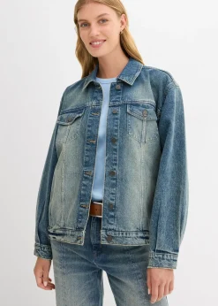 bonprix Veste en jean oversize|Femme Vestes & Manteaux