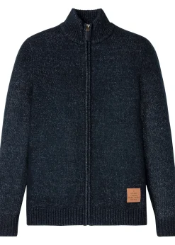 Homme bonprix Pulls & Gilets|Veste en maille à col montant