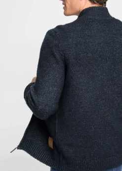Homme bonprix Pulls & Gilets|Veste en maille à col montant