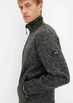 bonprix Veste en maille polaire avec doublure peluche|Homme Vêtements Thermiques|Vêtements De Plein Air