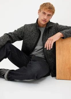 bonprix Veste en maille polaire avec doublure peluche|Homme Vêtements Thermiques|Vêtements De Plein Air