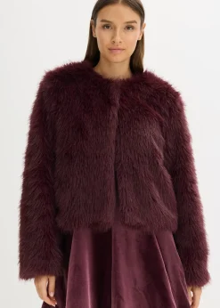 bonprix Veste en peluche|Femme Vestes & Manteaux